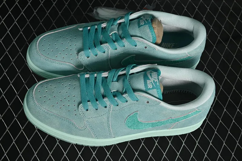 All categories Air Jordan Jordan series basketball shoes Air Jordan 1 Low Air Jordan 1 Low "Washed Teal" AJ1 Joe 1 washed celadon low-top cultural casual sneakers HQ8111-300